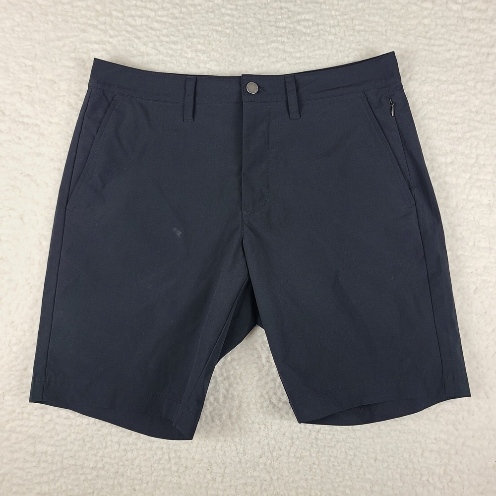 UNTUCKit Shorts Mens 32 Dark‎ Blue 9" Inseam Casual Performance Golf Chino
